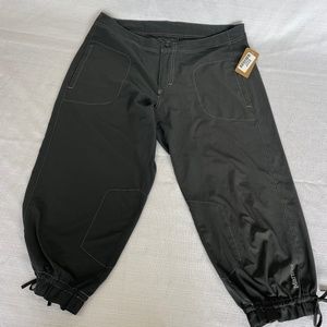 Marmot Women's Size Medium Grey Poly Blend Capri Hiking Pant #327